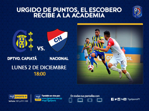 Capiatá y Nacional, con objetivos distintos