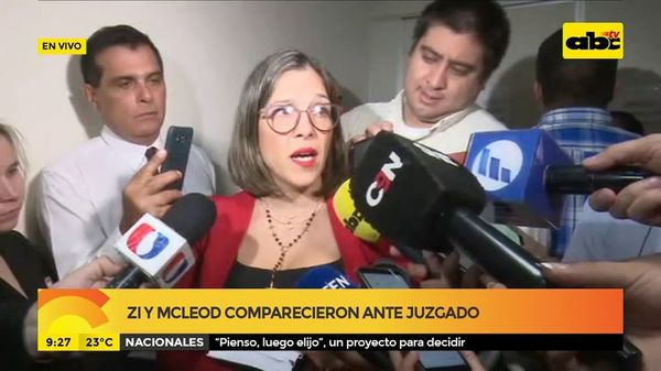 Zi y McLeod comparecieron ante juzgado - ABC Noticias - ABC Color