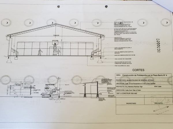 GRAL. ARTIGAS TENDRÁ SU POLIDEPORTIVO PARA EL AÑO ENTRANTE