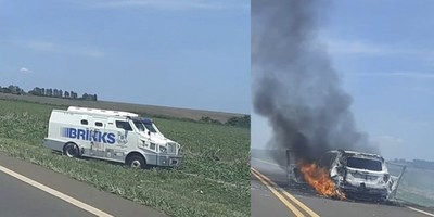 BRASIL: ASALTAN CAMIÓN TRANSPORTADOR DE CAUDALES A 100 KM DE PEDRO JUAN