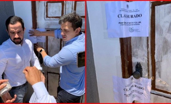 Clausuran Meve Construcciones por falta de patente