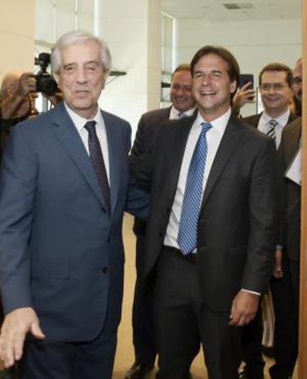 Lacalle Pou se entrevistó con Tabaré y se mostró partidario de flexibilizar el Mercosur | .::Agencia IP::.