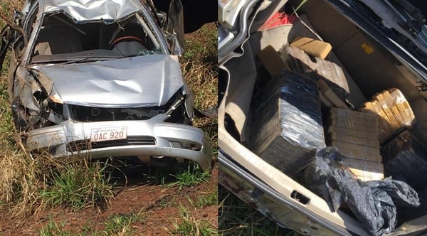 HOY / Policía sufre accidente de tránsito y mediante eso pillan que transportaba marihuana