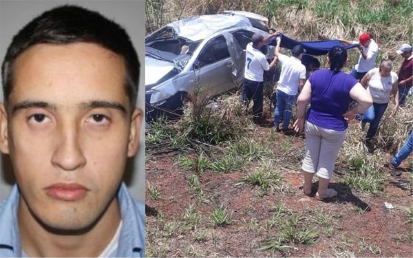 Confirman muerte de policía que volcó vehículo repleto de marihuana