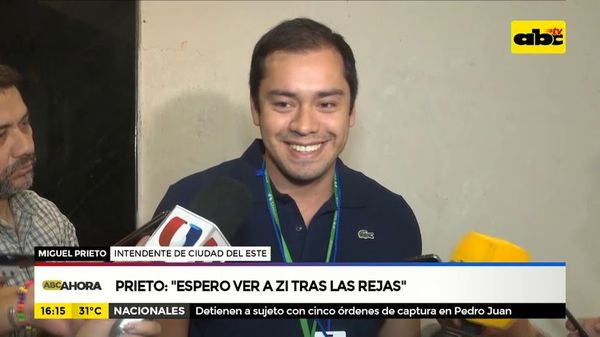 Prieto: “Espero ver a ZI tras las rejas” - ABC Noticias - ABC Color
