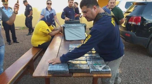 HOY / PJC: circulaba con 35 kilos de cocaína en el vehículo y fue detenido en barrera policial