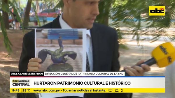 Hurtaron patrimonio cultural e histórico - ABC Noticias - ABC Color