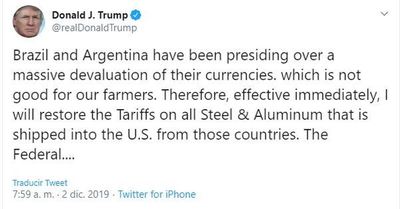 Guerra comerical salpica al Mercosur