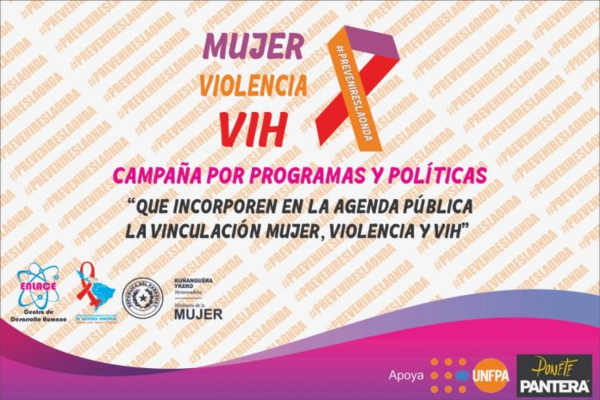 Lanzarán campaña “Mujer, violencia y VIH”