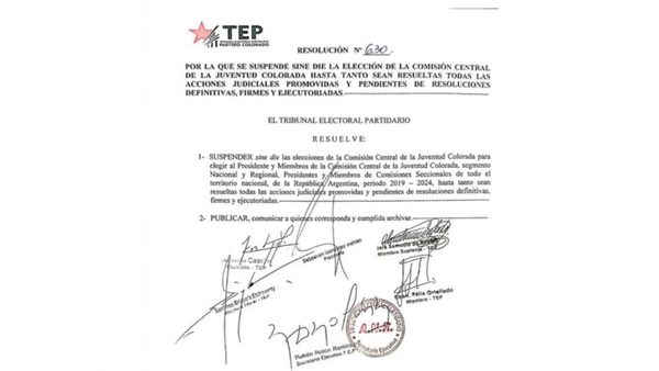 Suspenden elecciones juveniles