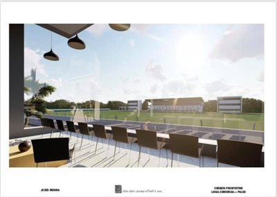 Jesús Medina construye un mega estadio en Limpio