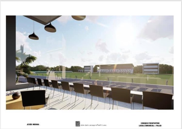 Jesús Medina construye un mega estadio en Limpio