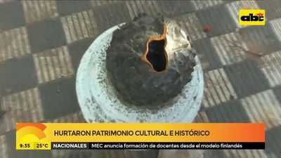 Hurtaron patrimonio cultural e histórico - ABC Noticias - ABC Color