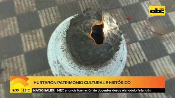 Hurtaron patrimonio cultural e histórico - ABC Noticias - ABC Color