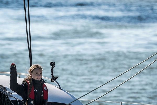 Greta Thunberg, de camino a la COP25