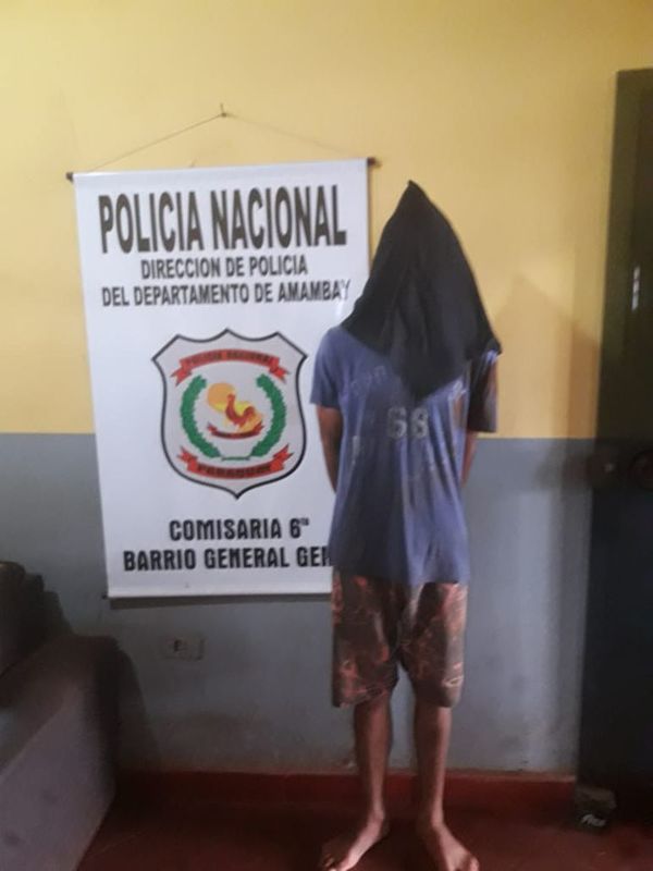 Detienen a supuesto asaltante en Pedro Juan - Nacionales - ABC Color