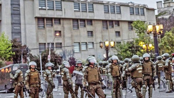 Chile se convirtió en un campo de batalla