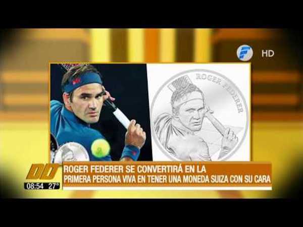 Roger Federer tendrá su propia moneda
