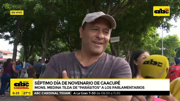 Séptimo día de novenario de Caacupé - ABC Noticias - ABC Color