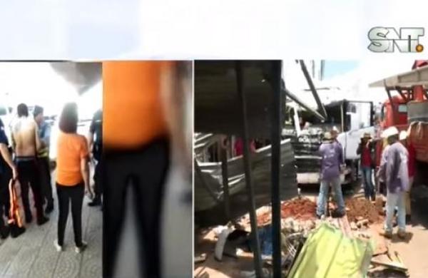Camión se llevó por delante a dos vehículos sobre la ruta 2 en Itauguá - SNT