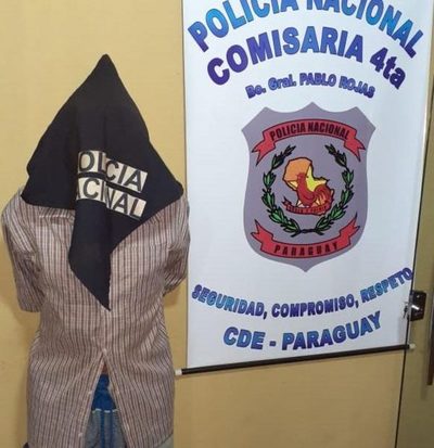 Borracho amenazó con machete a su ex pareja y terminó detenido