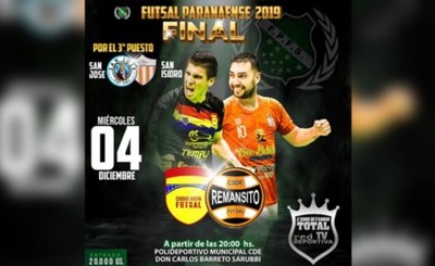 Remansito vs Ciudad Nueva disputan la final esta noche