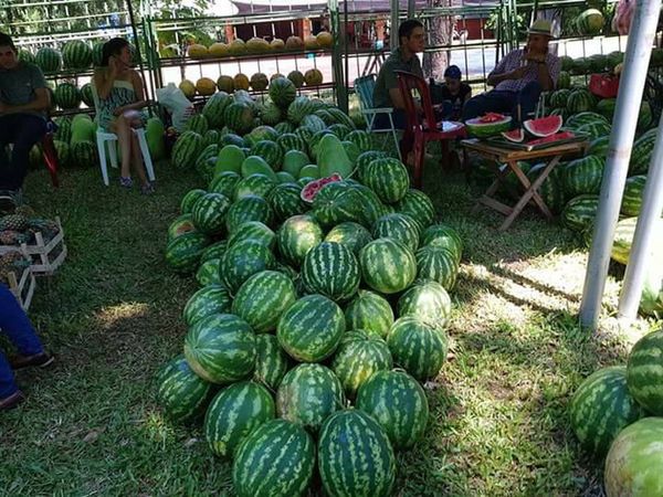 Preparan 26° edición de “Fiesta Nacional de la Sandía” en Paso Güembé