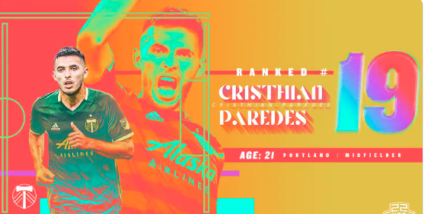 Cristhian Paredes, uno de los mejores Sub 22 de la MLS