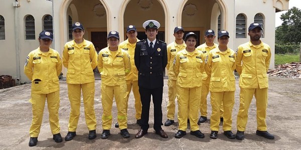 BOMBEROS DE JOSÉ L. OVIEDO CUMPLEN SU PRIMER AÑO DE VIDA INSTITUCIONAL