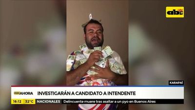 Investigarán a candidato a intendente - ABC Noticias - ABC Color