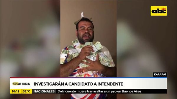 Investigarán a candidato a intendente - ABC Noticias - ABC Color