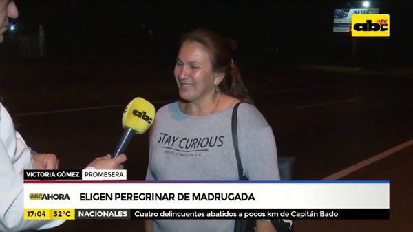 Eligen peregrinar de madrugada - ABC Noticias - ABC Color