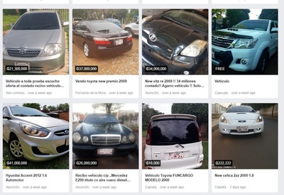Policía alerta sobre falsas ofertas de vehículos en redes sociales