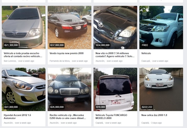 Policía alerta sobre falsas ofertas de vehículos en redes sociales