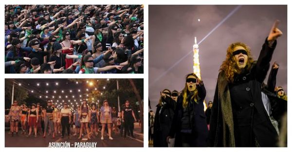 Feministas suman miles de voces al son de “Un violador en tu camino” - Periodismo Joven - ABC Color