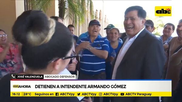 Detienen a intendente Armando Gómez - ABC Noticias - ABC Color