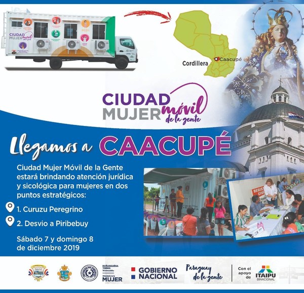Ciudad Mujer Móvil llega este fin de semana a Caacupé - ADN Paraguayo