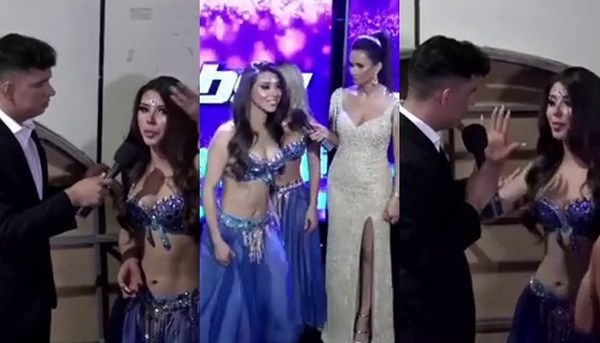 "Miss Tanga" se enojó y abandonó el "Baila Online" - Teleshow