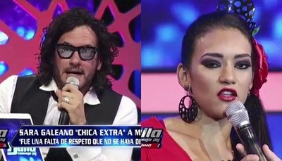 Tenso careo entre Cimarro y "La Chica Extra" - Teleshow