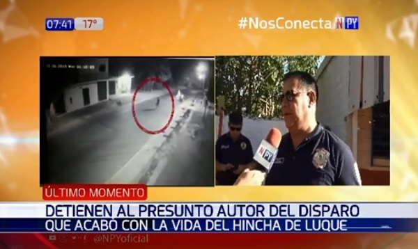 Detienen a hombre sindicado de asesinar a hincha en Luque