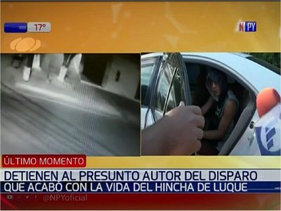 Crimen del hincha de Luque: Detienen al principal sospechoso