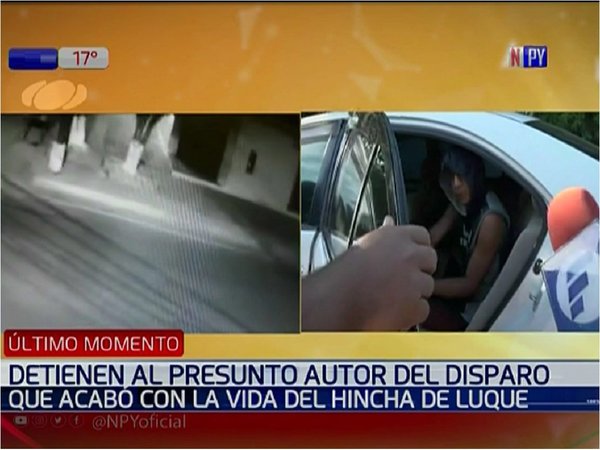 Crimen del hincha de Luque: Detienen al principal sospechoso