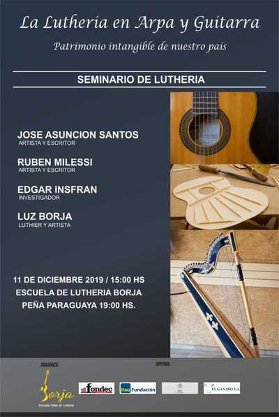 Harán seminario de luthería en la Escuela Borja | .::Agencia IP::.