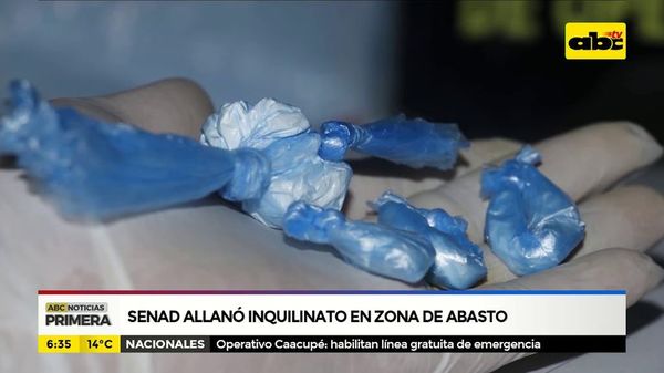 Senad allanó inquilinato en zona de Abasto - ABC Noticias - ABC Color