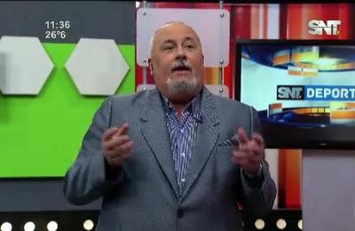 Monólogo de Javier Sosa Briganti en el SNT Deportes - SNT