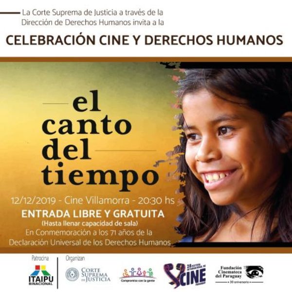 Corte Suprema invita a participar de cine para conmemorar el Día Internacional de los DD.HH.