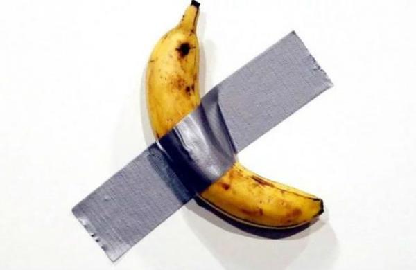La banana pegada a la muralla que cuesta más de 100 mil dólares - SNT