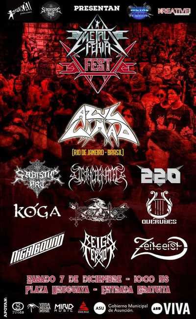 Metal Fest en su quinta edición este sábado en la Plaza Uruguaya - .::RADIO NACIONAL::.