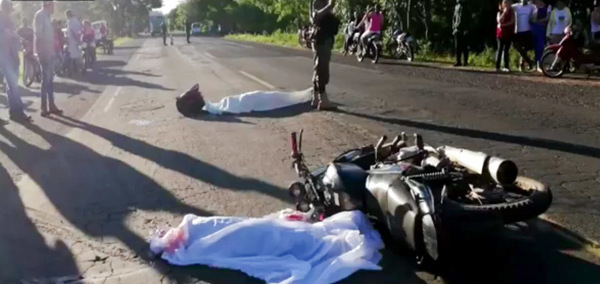 Horqueta: Madre e hijo mueren en accidente de tránsito