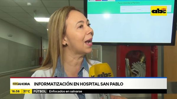 Informatización en hospital San Pablo - ABC Noticias - ABC Color